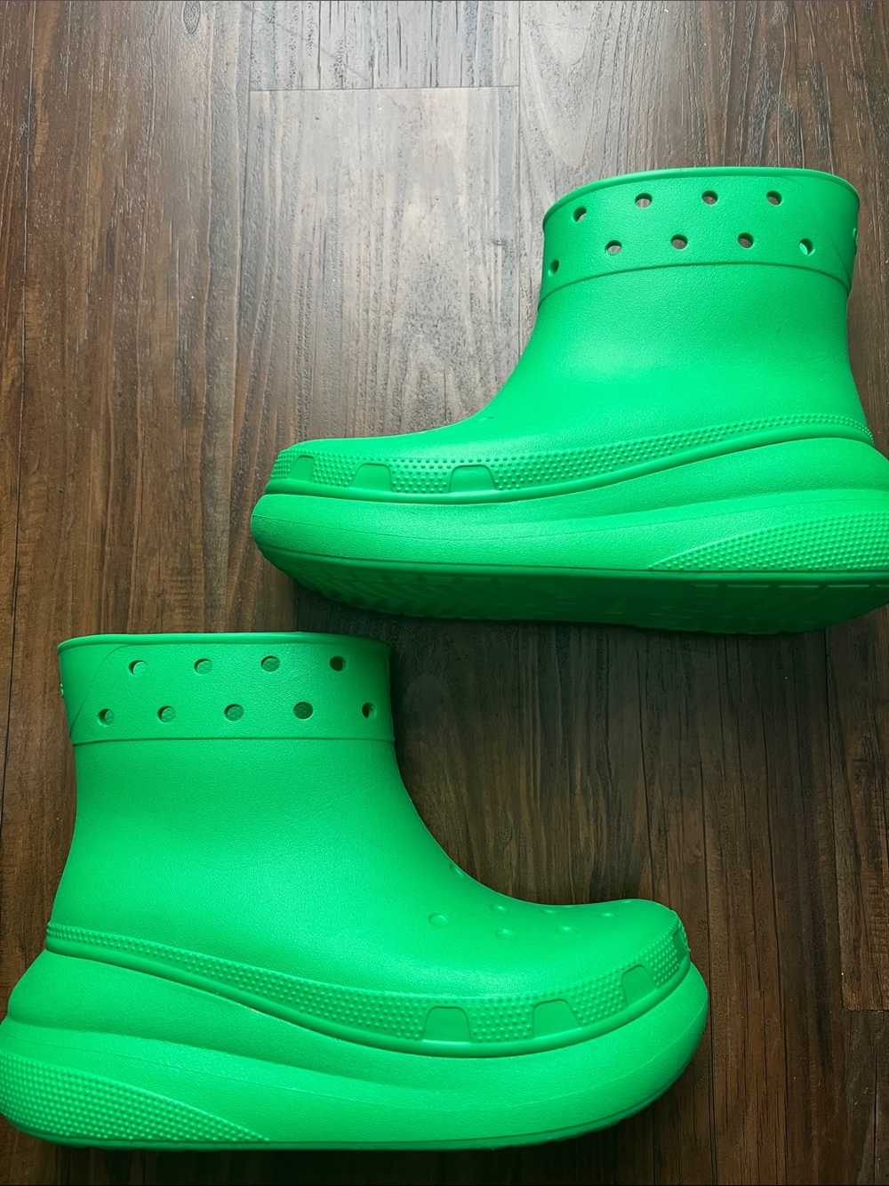 Crocs Green Crush Boots Size M8/W10